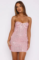 Talia Embellished Mini Dress