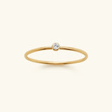 Angelina Birthstone Stacker Ring