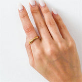 Edith Gold Stacker Ring
