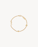 Céline Heart Charm Bracelet