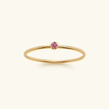 Angelina Birthstone Stacker Ring