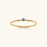 Angelina Birthstone Stacker Ring