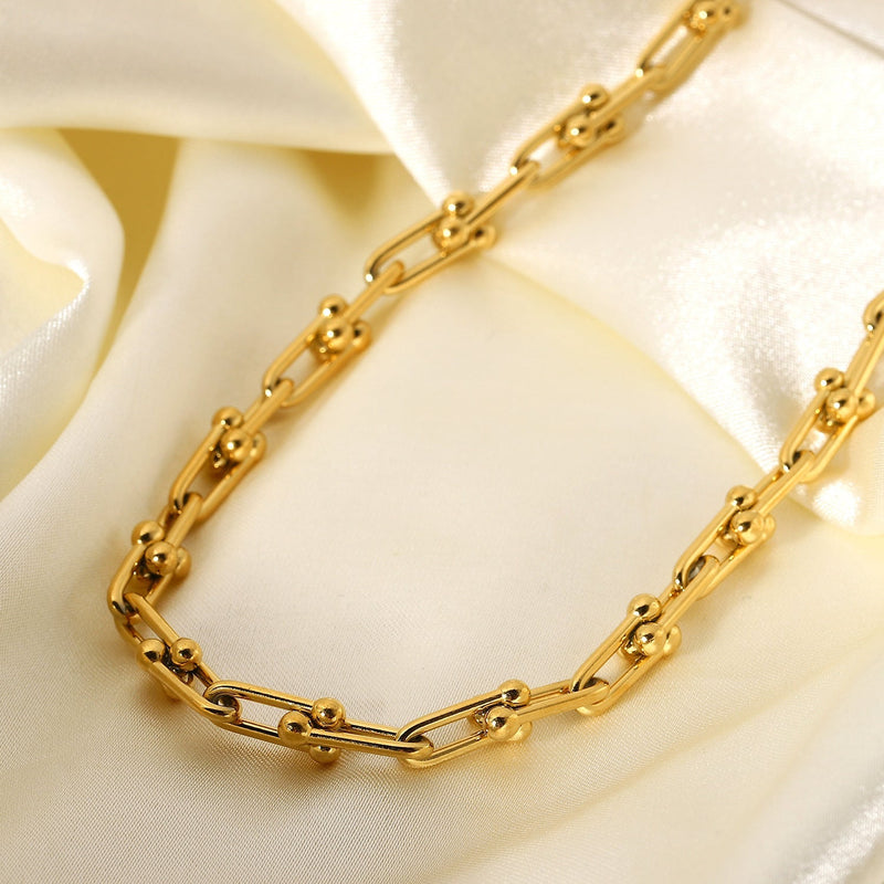 Charlotte Gold Chain Necklace
