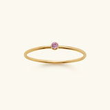 Angelina Birthstone Stacker Ring