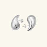 Serenity Teardrop Gold Earrings