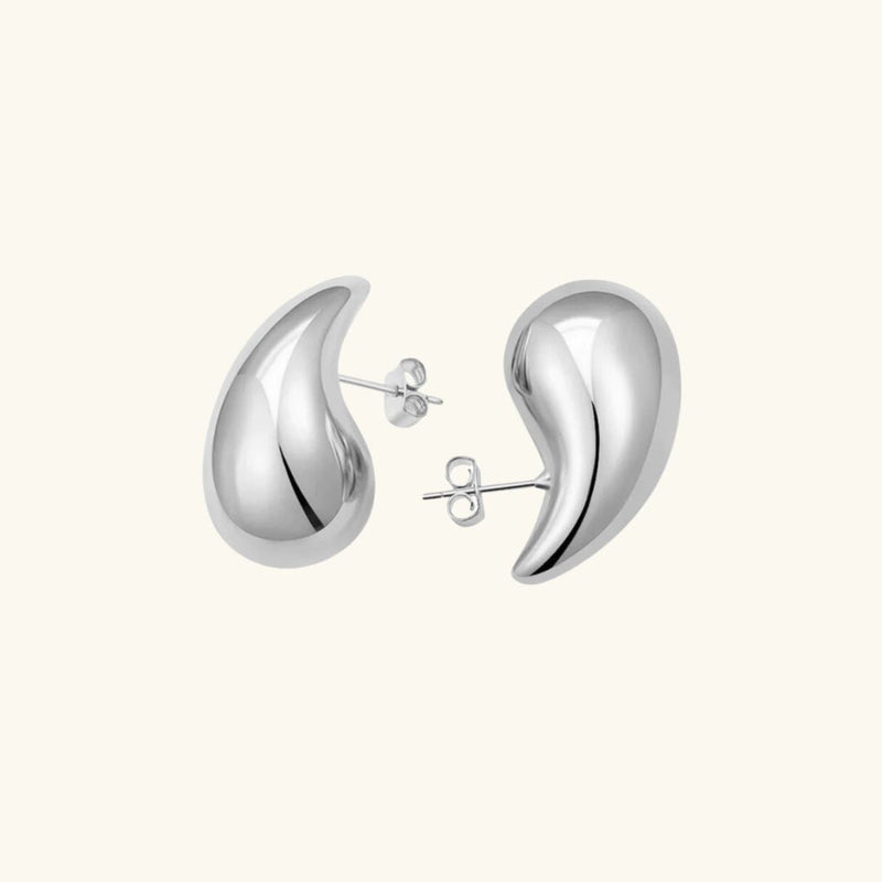 Serenity Teardrop Gold Earrings